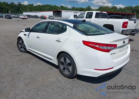 2013 Kia Optima Hybrid Ex z USA, uszkodzony, nr VIN KNAGM4AD3D5047167